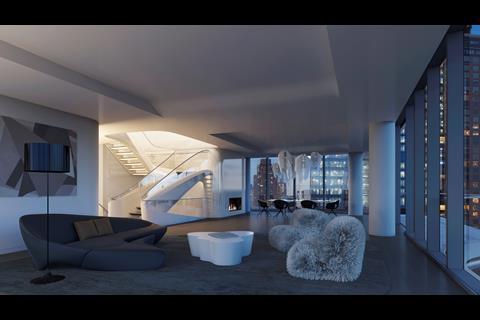 Zaha Hadid Architects - High Line penthouse in New York
